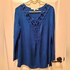 💙 Max Studio Boho blue tunic - L